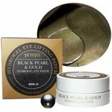 Petittfee - Hydrogel Ooglapjes - Zwart en Goud - 60 Stuks