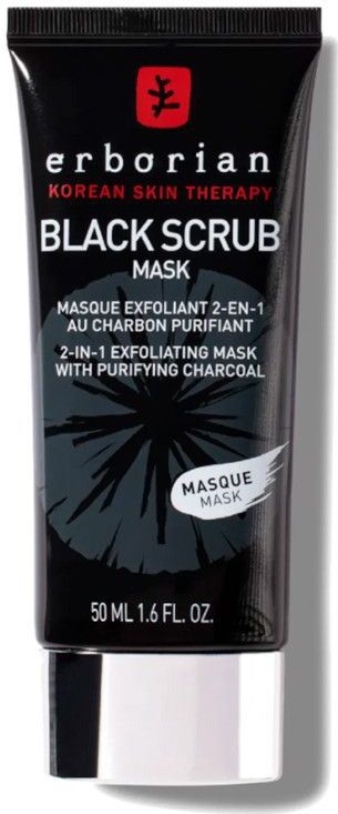 Erborian - Black Scrub Mask - Gezichtscrub - 50ml