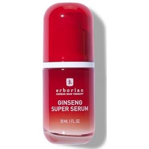 Erborian Ginseng Super Serum - Anti-Falten-Serum - Koreanische Pflege gegen Müdigkeit mit Ginseng-Komplex - Glättet & strafft Weiche Haut - 30 ml