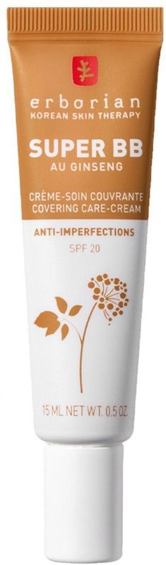 Erborian Super BB Au Ginseng Small BB Cream, Caramel, 15 ml
