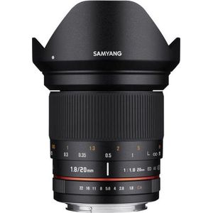 SAMYANG 1113510101 20mm F1.8 ED AS UMC lens voor aansluiting Fuji X zwart