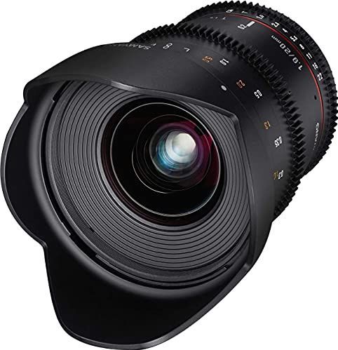 Samyang - VDSLR Video II - Handmatig Scherpstellende Video-lens - 20 mm T1.9 - Aansluiting Fuji X