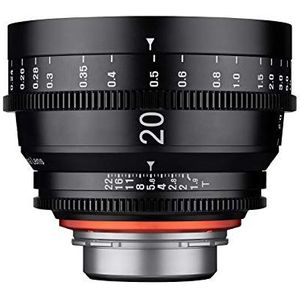 XEEN Cinema 20/1,9 inch PL full-formaat lens zwart