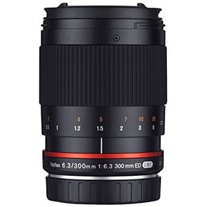 Samyang 881061 F6.3 300 mm lens voor Micro Four Thirds connector - zwart