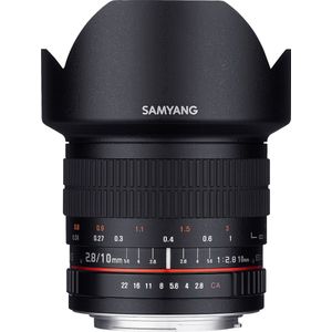 Samyang - 10 mm F2.8 - Prime Groothoeklens - Zwart - Geschikt voor Nikon