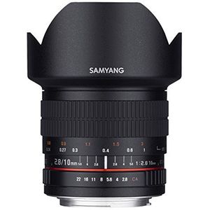 Samyang Lens voor Pentax 10 mm F2.8 ED AS NCS zwart