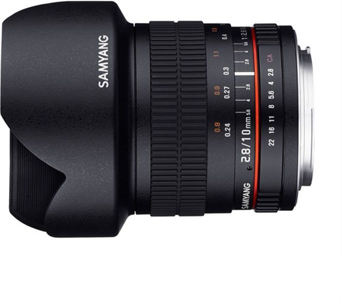 Samyang - 10mm f/2.8-22 MFT - Objectief - Zwart