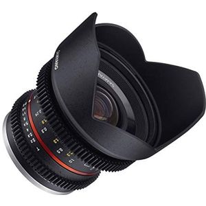 Samyang 12mm T2.2 Cine Fuji X (Fujifilm X, APS-C / DX), Objectief, Zwart
