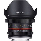 Samyang 12mm T2.2 Cine Canon M (Canon EF-M, APS-C / DX), Objectief, Zwart