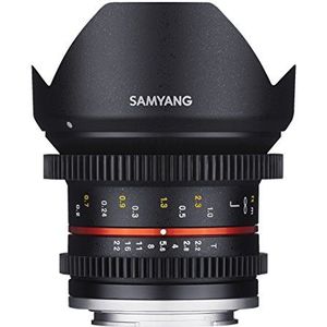 Samyang 12 mm T2.2 VDSLR Handmatige Focus Video Lens voor Canon M