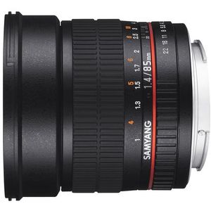 Samyang 85mm F1.4 objectief voor aansluiting, Sony E, zwart, Sony-E