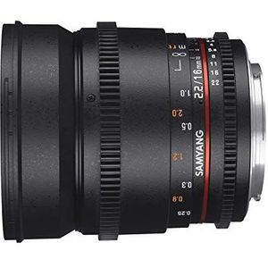 Samyang 16 mm T2.2 VDSLR II Handmatige Focus Video Lens voor Canon DSLR Camera 7544