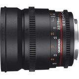 SAMYANG 13016T2.2P 16 mm T2.2 VDSLR ED AS UMC CS II lens voor aansluiting Pentax zwart