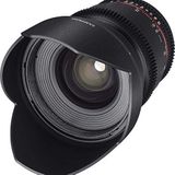 SAMYANG 13016T2.2P 16 mm T2.2 VDSLR ED AS UMC CS II lens voor aansluiting Pentax zwart