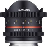 Samyang 8 mm T3.1 VDSLR handmatige focus videolens voor Sony-E