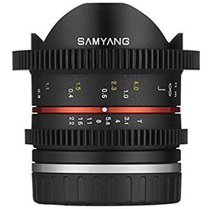 SAMYANG 14008T3.1SE T3.1 Cine UMC FISH-EYE II lens voor Sony E-Mount (8mm)