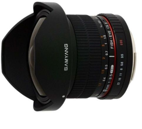 Samyang - 8mm Fisheye Lens - Nikon F - F/3.5 - Hoogwaardige Constructie