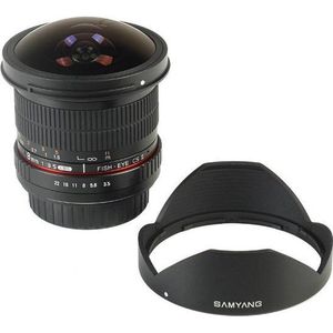 Samyang 21508 21508 Fisheye-objectief f/3.5 (max) 8 mm