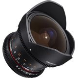 Samyang - V-DSLR 8mm T/3.8 UMC Fish-Eye CS II - Objectief - Zwart
