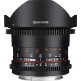 Samyang - V-DSLR 8mm T/3.8 UMC Fish-Eye CS II - Objectief - Zwart