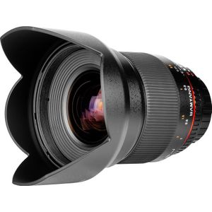 Samyang T2.2 ED AS UMC CS Pentax MILC ultragroothoeklens (Pentax Q, APS-C / DX), Objectief, Zwart