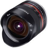 Samyang - 8mm F2.8 UMC Fisheye II - Prime Lens - Zwart