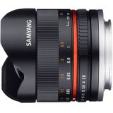 Samyang 8mm f/2.8 Fisheye II Canon EF-M zwart
