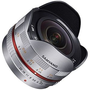 Samyang Prime Lens - 7.5mm F3.5 UMC Fisheye - Micro 4/3 - Zilver