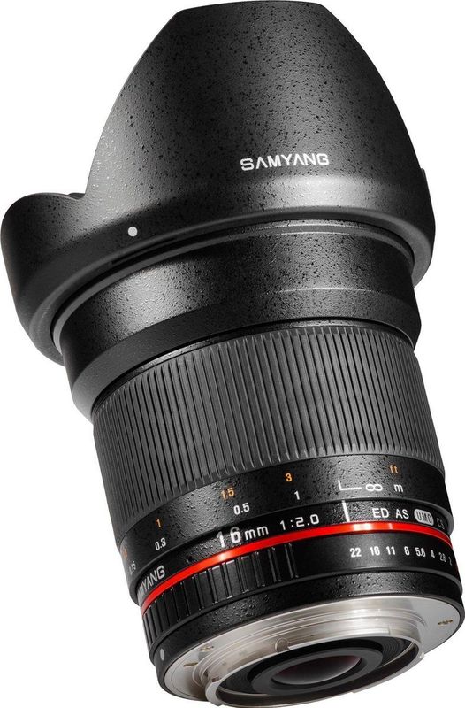Samyang - 16mm f/2-23MFT - Objectief - Zwart