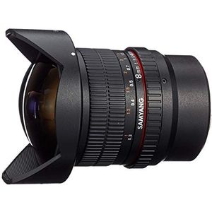 Samyang 8mm F3.5 CS II lens voor aansluiting, Micro Four Thirds, zwart