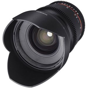 Samyang 16mm T2.2 VDSLR ED AS UMC CS II - Canon EF-M-mount Objectief