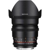 SAMYANG 13016T2.2F T2.2 VDLSR ED UMC CS II lens voor aansluiting Fuji X (16mm)