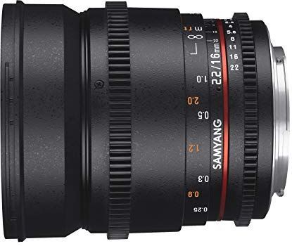 Samyang - 16mm T2.2 Vdslr Ed As Umc Cs II - Prime Lens - Geschikt voor Fujifilm X