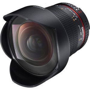 Samyang 14 mm F2.8 lens voor aansluiting, Canon AE., zwart
