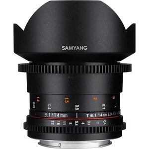 Samyang - 14mm T3.1 VDSLR II - Objectief - Zwart - Micro Vier Derde