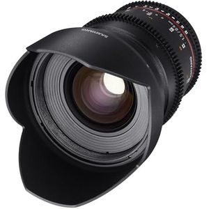 Samyang 24mm T1.5 VDSLR II Canon EF (Canon EF, Volledig formaat), Objectief, Zwart