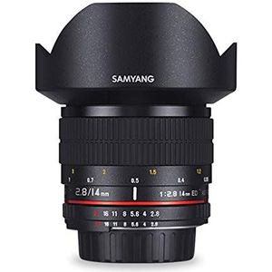 Samyang - 14mm F2.8 ED AS IF UMC - Prime Lens - Geschikt voor Nikon Spiegelreflex