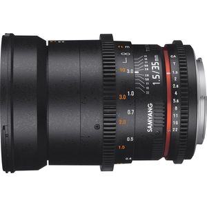 Samyang - 7810 - Groothoeklens - Zwart - 35 mm F1.5 - Geschikt voor Canon EF