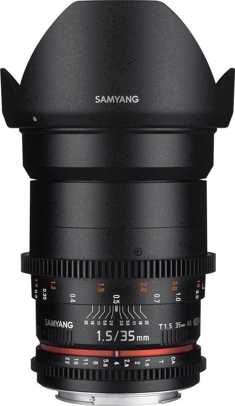 Samyang - 35mm T1.5 VDSLR AS UMC II - Objectief - Sony E-mount