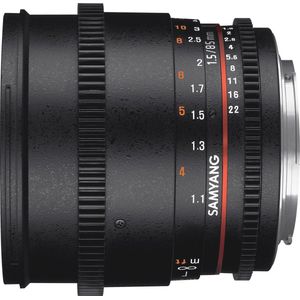 Samyang - 85mm T1.5 VDSLR AS IF UMC II - Camera Lens - Zwart - Geschikt voor Pentax K