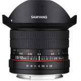 Samyang Fisheye Lens voor Nikon AE 12mm F2.8 ED AS NCS Zwart