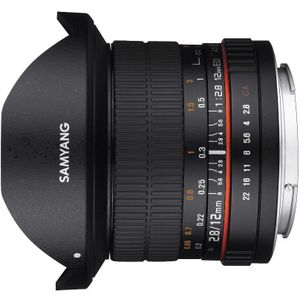 Samyang 12 MM F2.8 lens voor PENTAX-K connector