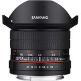 Samyang 12mm F2.8 Ed As Ncs Fisheye - Prime lens - geschikt voor Micro 4/3