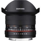 Samyang - 12mm F2.8 ED AS NCS - Cameralens - Zwart - Voor Micro 4/3