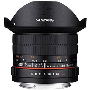 SAMYANG 1112103101 12 MM F2.8 lens voor Nikon AE