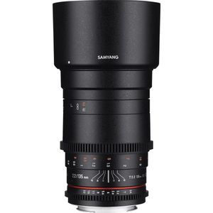 Samyang - 135mm T2.2 VDSLR MFT - Objectief - Zwart - MFT Mount