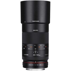 Samyang - 100 Mm F2.8 Ed Umc - Cameralens - Zwart - Voor Canon Ef