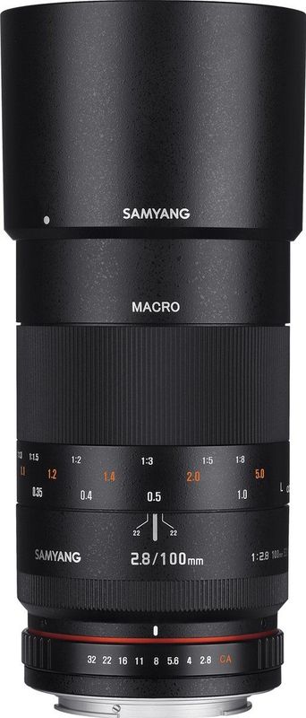 Samyang - 100mm F/2.8 ED UMC Macro - Macro Objectief - Zwart - Glas