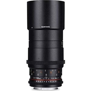 Samyang - 100mm T3.1 VDSLR ED UMC MACRO - Prime Lens - Geschikt voor Nikon F