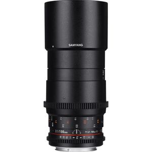 Samyang - 100 Mm T3.1 Ed Umc Vdslr-lens - Telelens - Zwart - Geschikt voor Canon EF